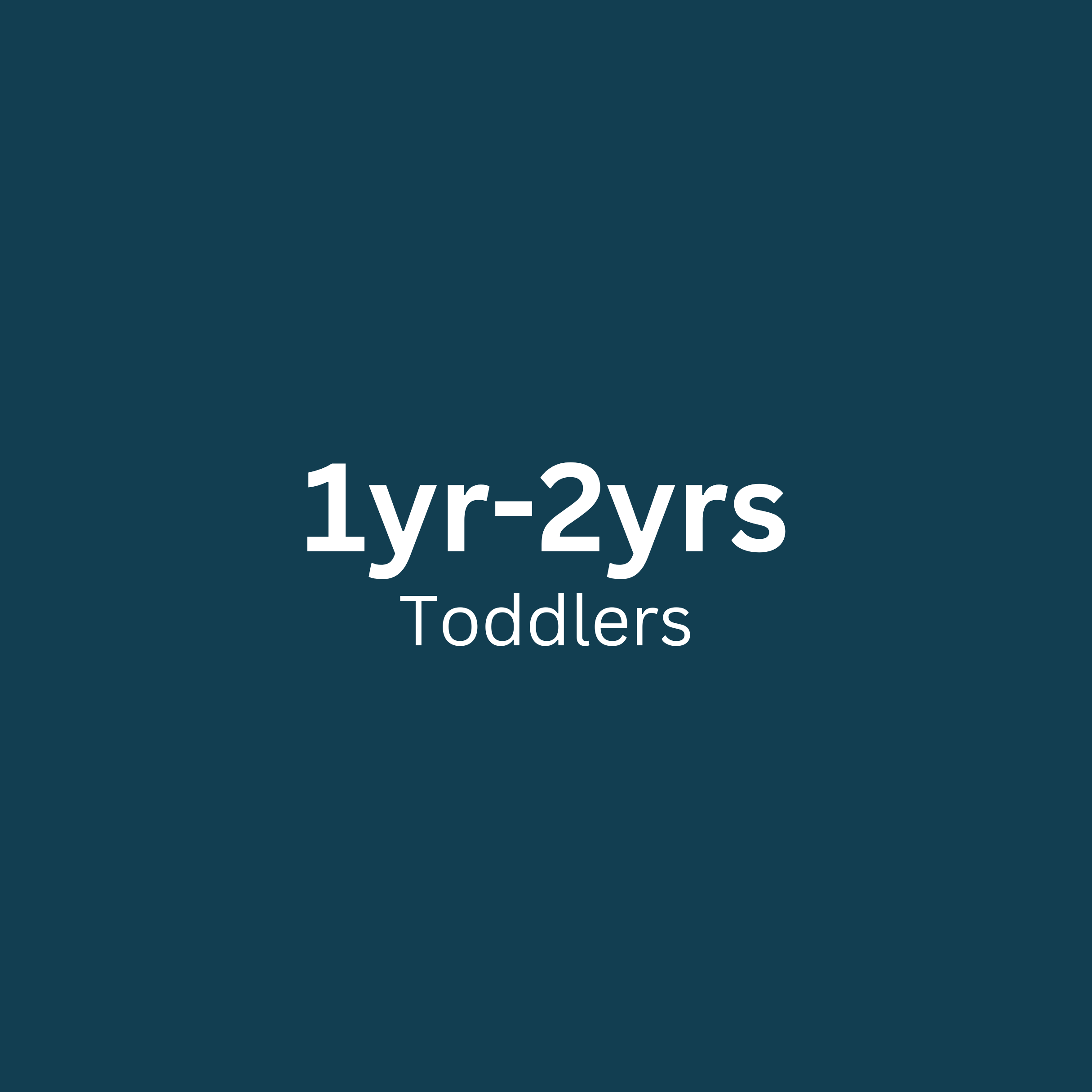 Toddlers 1yr-2yrs